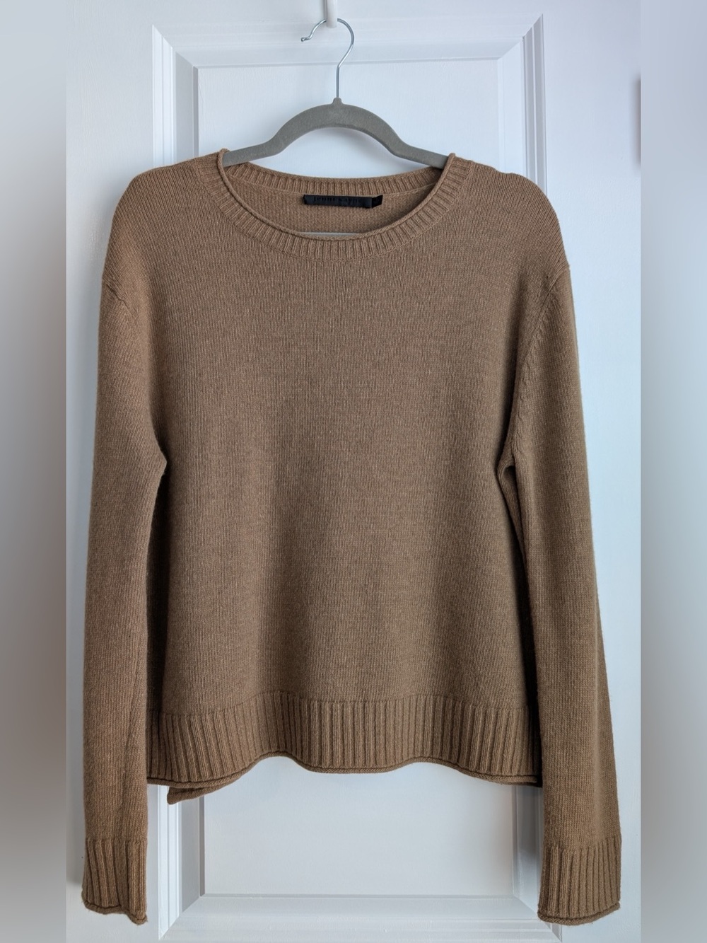 Jenni Kayne Everyday Sweater Camel Brown Wool Blend Size Small